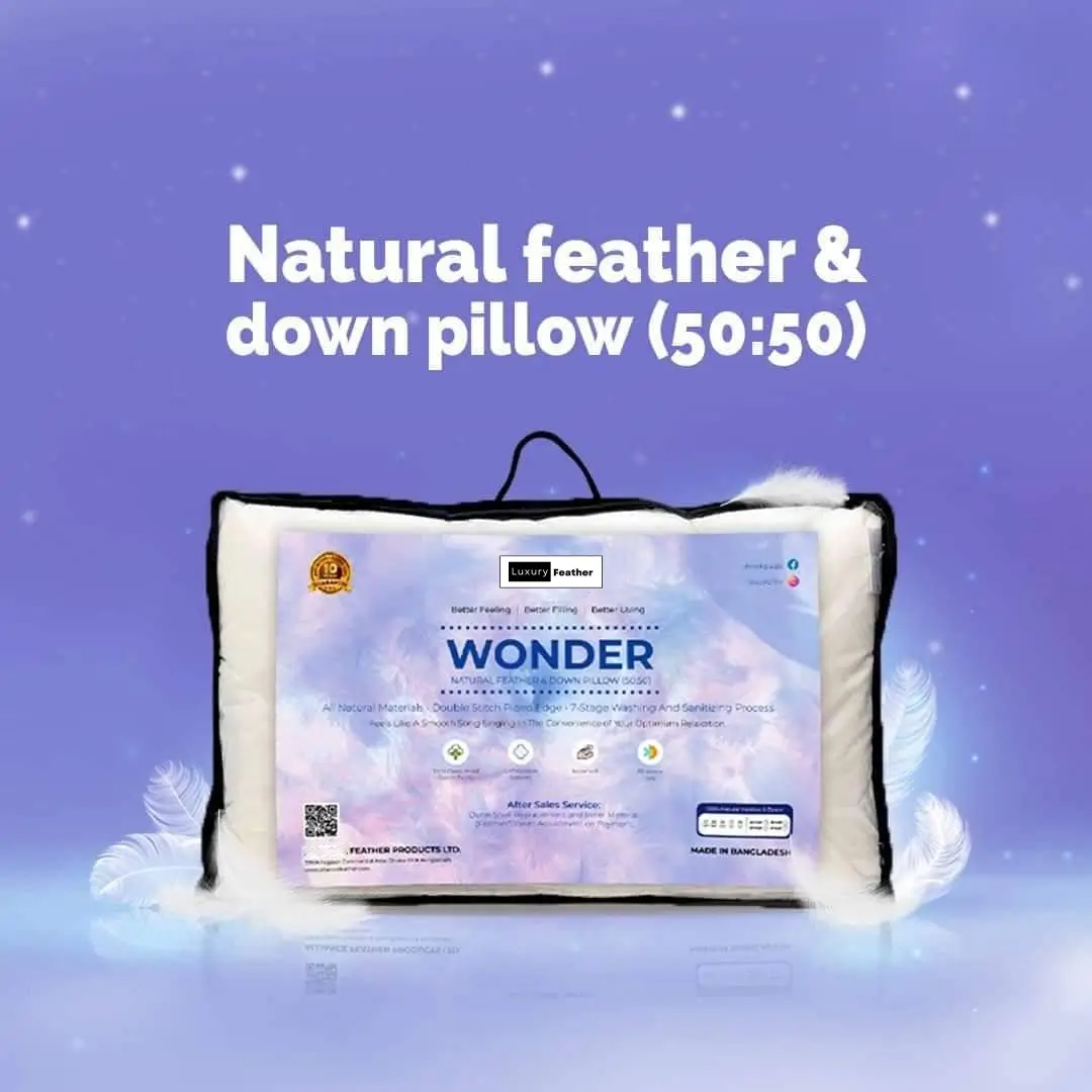 FeatherDown Pillow 18X26 (F-50% D-50%)-1